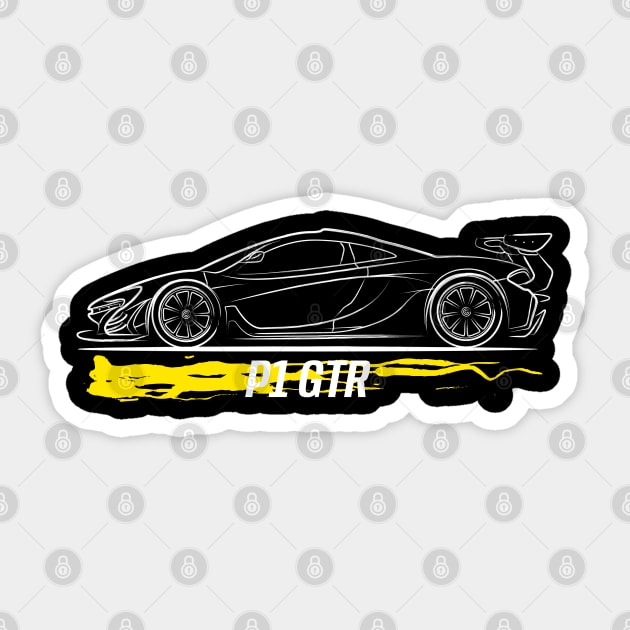 Racing P1 Sticker by turboosted